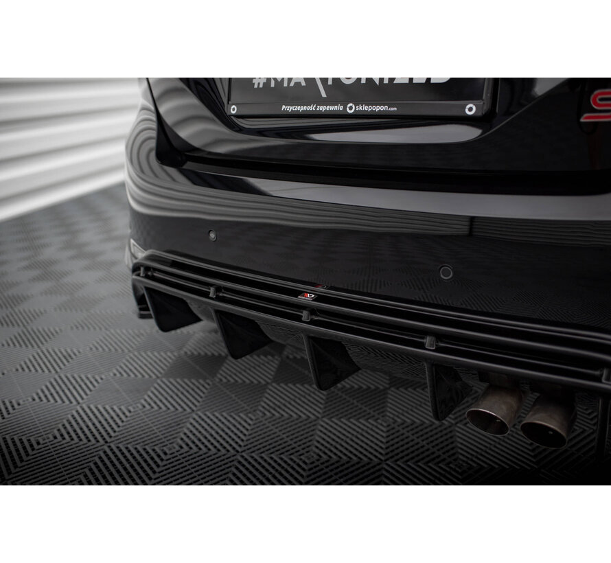 Maxton Design REAR DIFFUSER V.2 Ford FIesta Mk8 ST