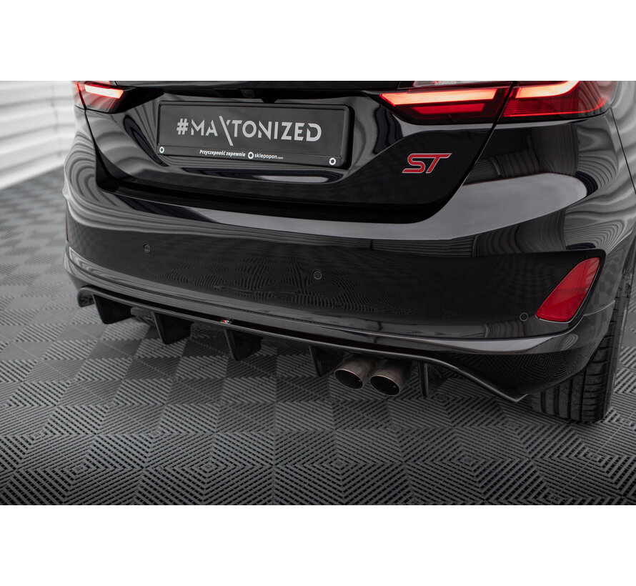 Maxton Design REAR DIFFUSER FORD FIESTA MK8 ST