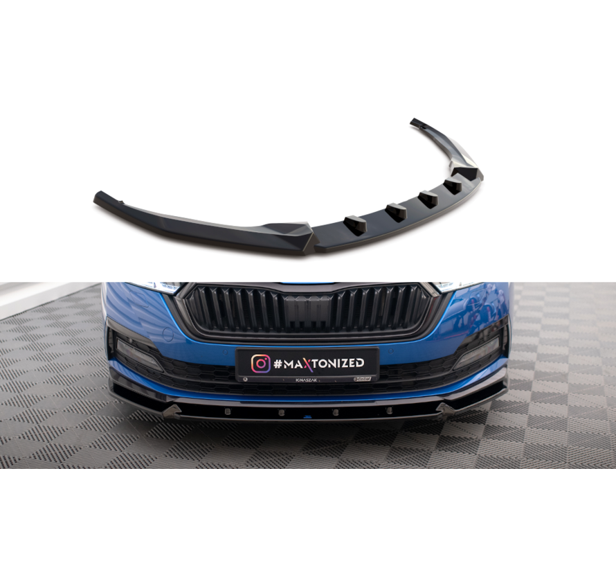 Maxton Design Front Splitter V.1 Skoda Octavia Sportline Mk4