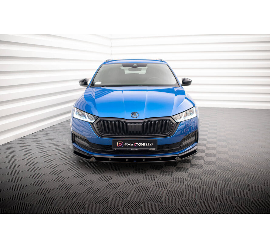 Maxton Design Front Splitter V.1 Skoda Octavia Sportline Mk4