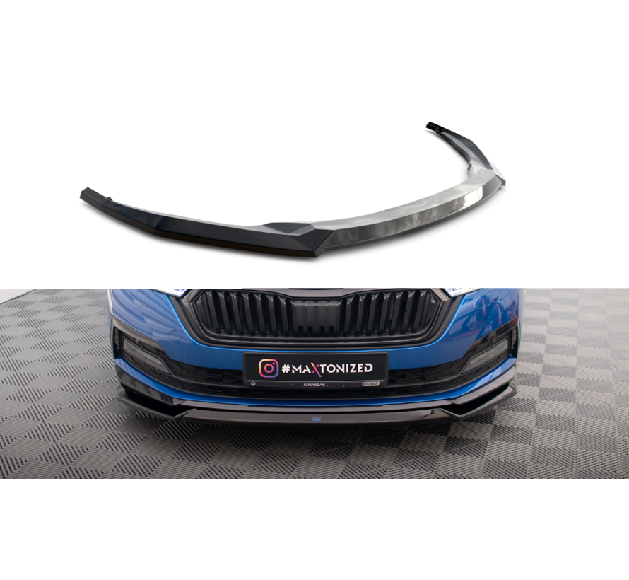 Maxton Design Front Splitter V.2 Skoda Octavia Sportline Mk4