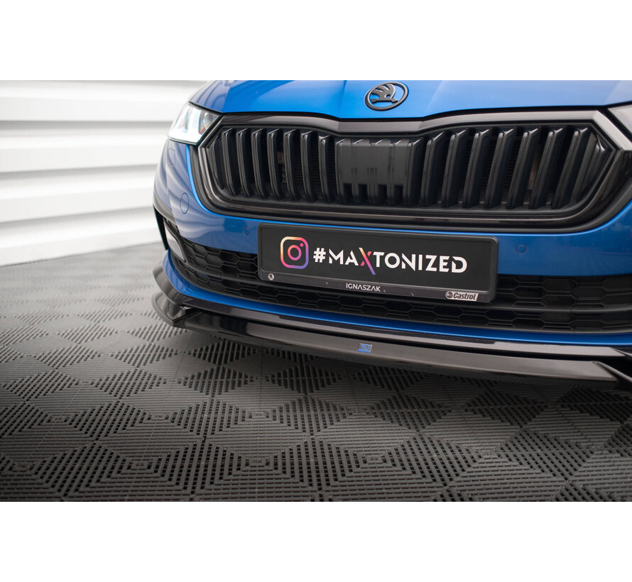 Maxton Design Front Splitter V.2 Skoda Octavia Sportline Mk4