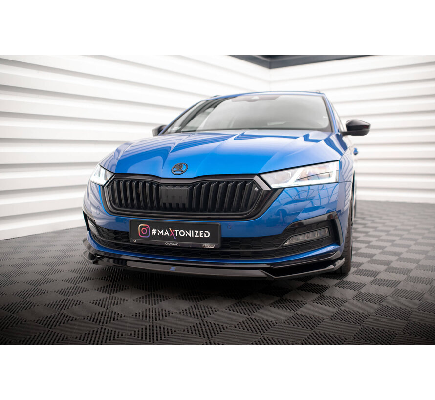 Maxton Design Front Splitter V.2 Skoda Octavia Sportline Mk4