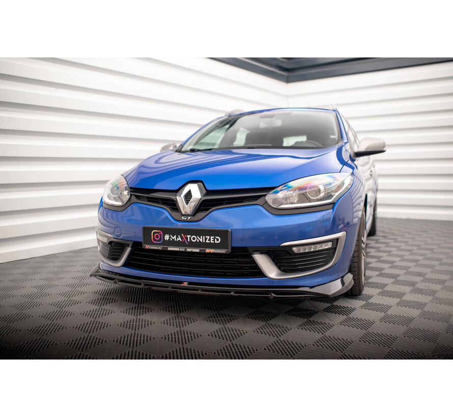 Maxton Design Front Splitter Renault Megane GT Line Grandtour Mk3 Facelift