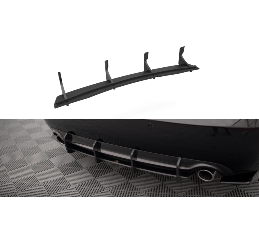 Maxton Design Street Pro Rear Diffuser Audi A4 S-Line B7