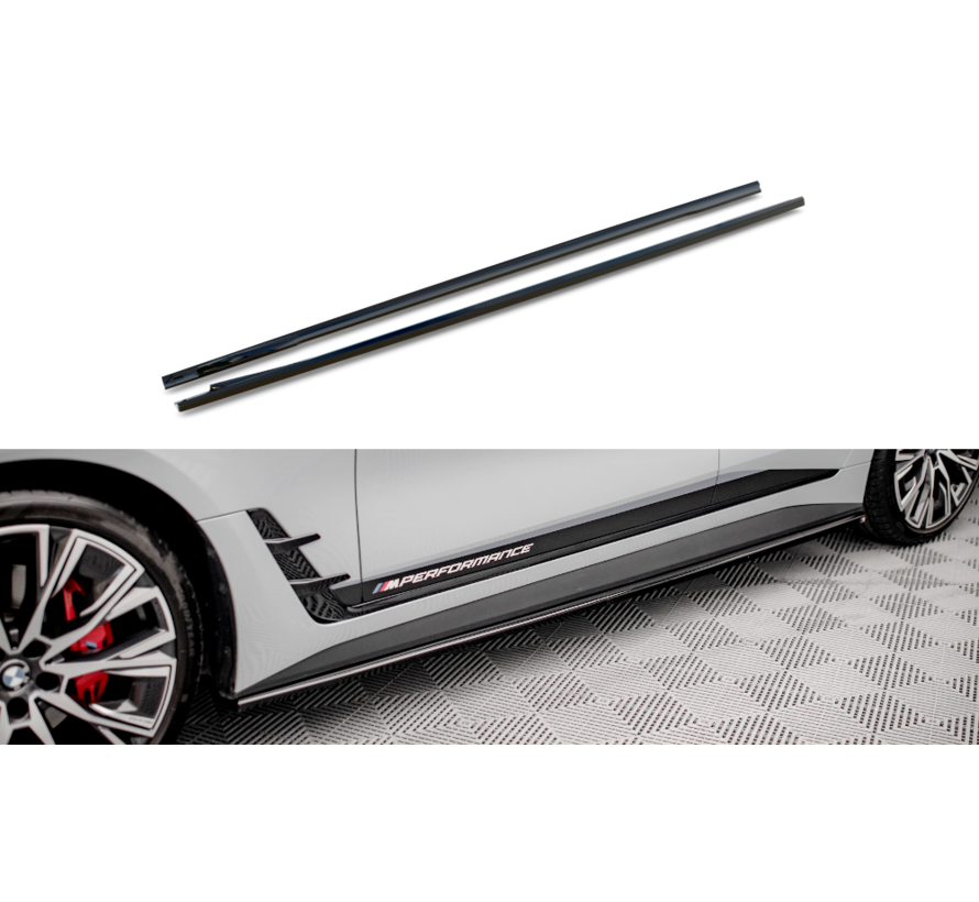 Maxton Design Side Skirts Diffusers V.2 BMW i4 M-Pack G26