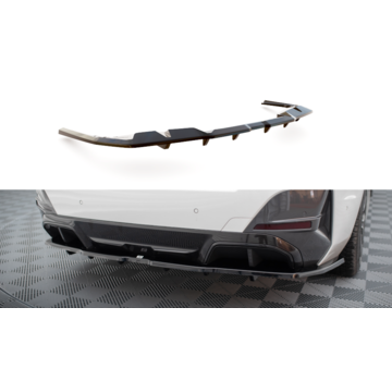 Maxton Design Maxton Design Central Rear Splitter (with vertical bars) V.1 BMW i4 M-Pack G26