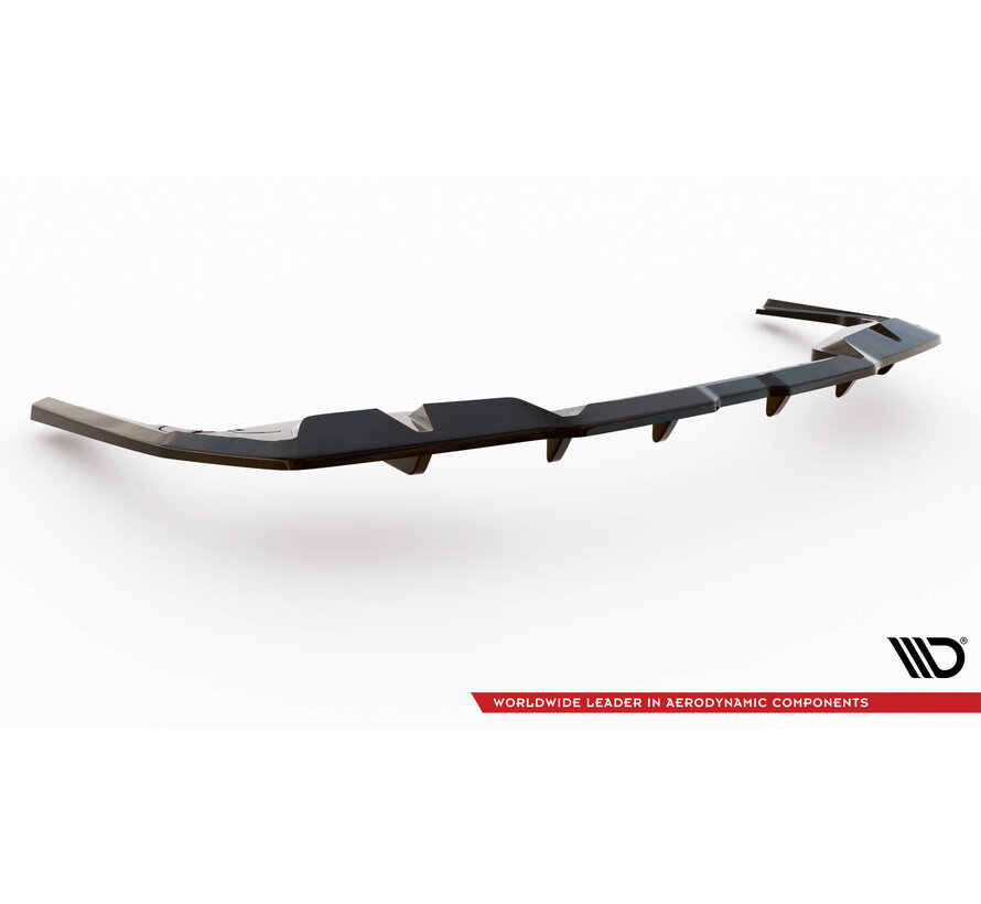 Maxton Design Central Rear Splitter (with vertical bars) V.1 BMW i4 M-Pack G26