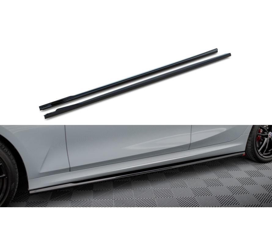 Maxton Design Side Skirts Diffusers BMW 3 M340i / M-Pack G20 / G20 Facelift