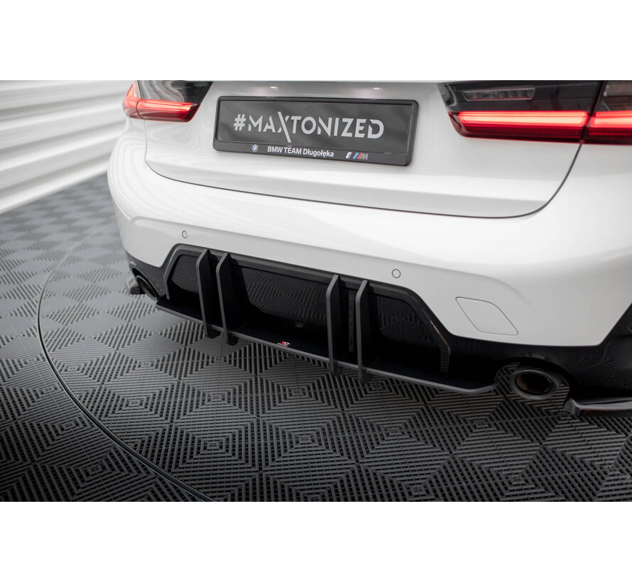 Maxton Design Street Pro Rear Diffuser BMW 3 M-Pack G20 / G21 Facelift