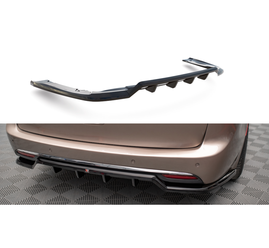 Maxton Design Central Rear Splitter (with vertical bars) Chrysler Pacifica Mk2