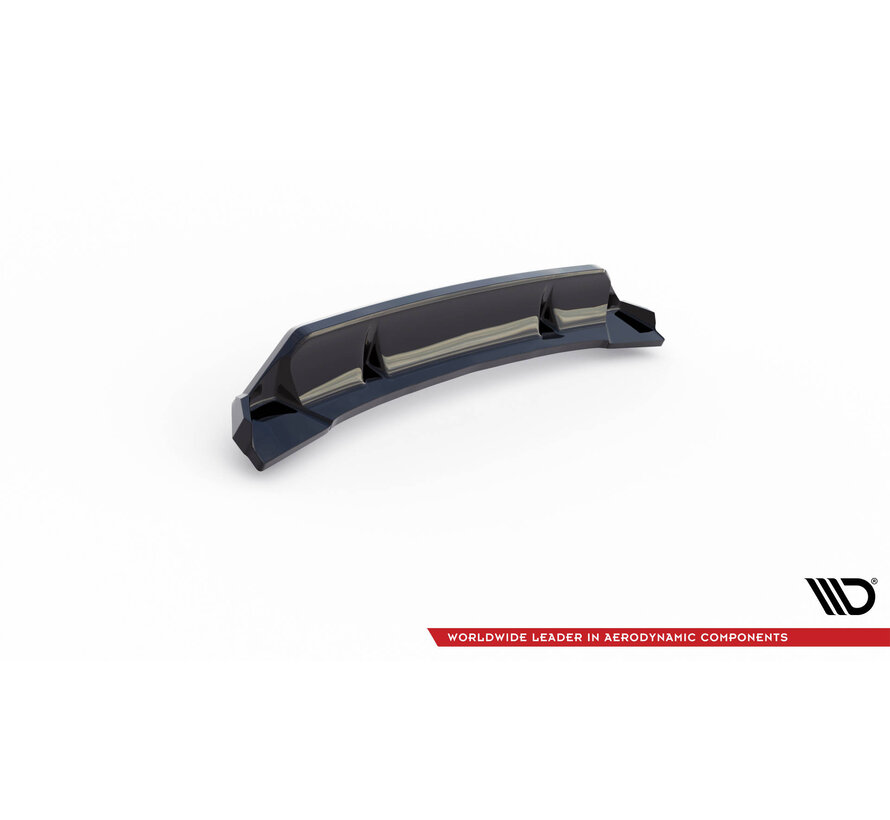 Maxton Design Central Rear Splitter (with vertical bars) BMW X3 M-Pack G01 Facelift