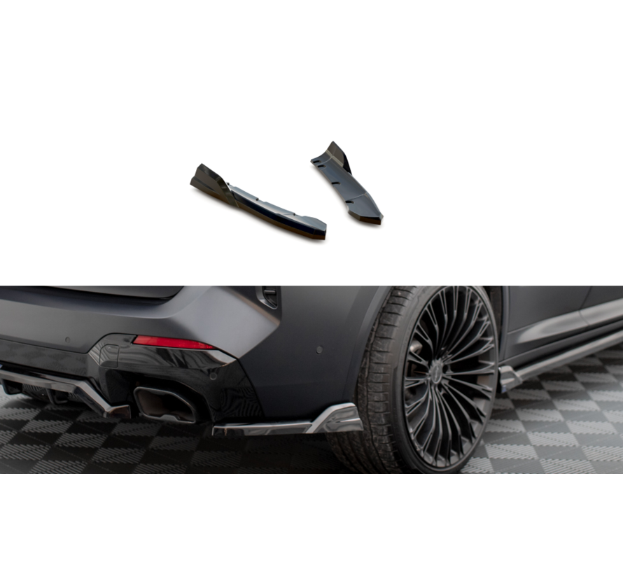 Maxton Design Rear Side Splitters passend voor BMW X3 M-Pack G01 Facelift