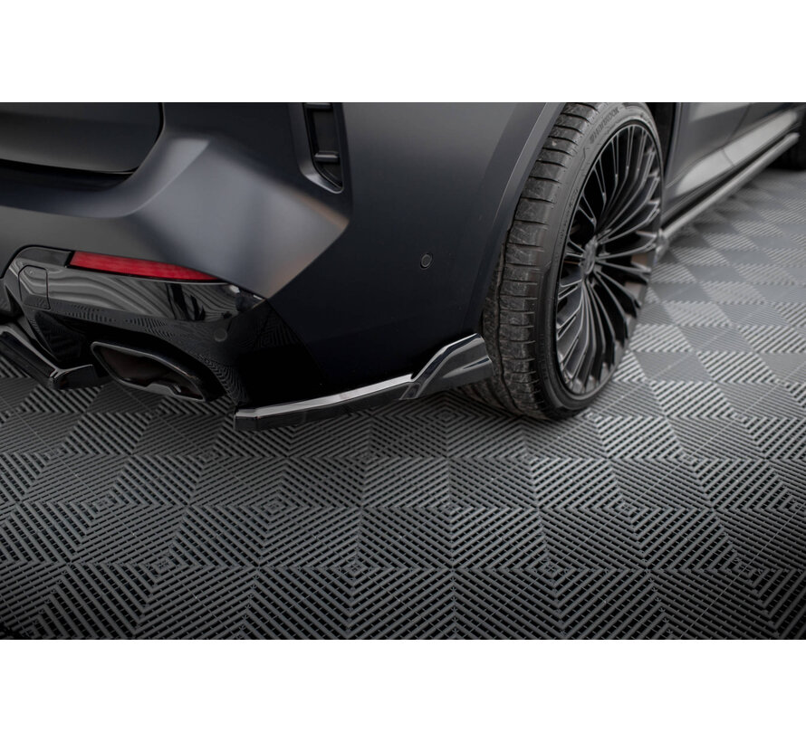 Maxton Design Rear Side Splitters passend voor BMW X3 M-Pack G01 Facelift