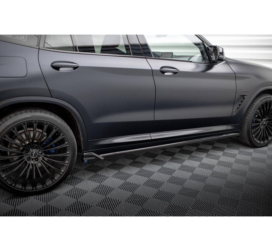 Maxton Design Side Skirts Diffusers BMW X3 M-Pack G01 Facelift