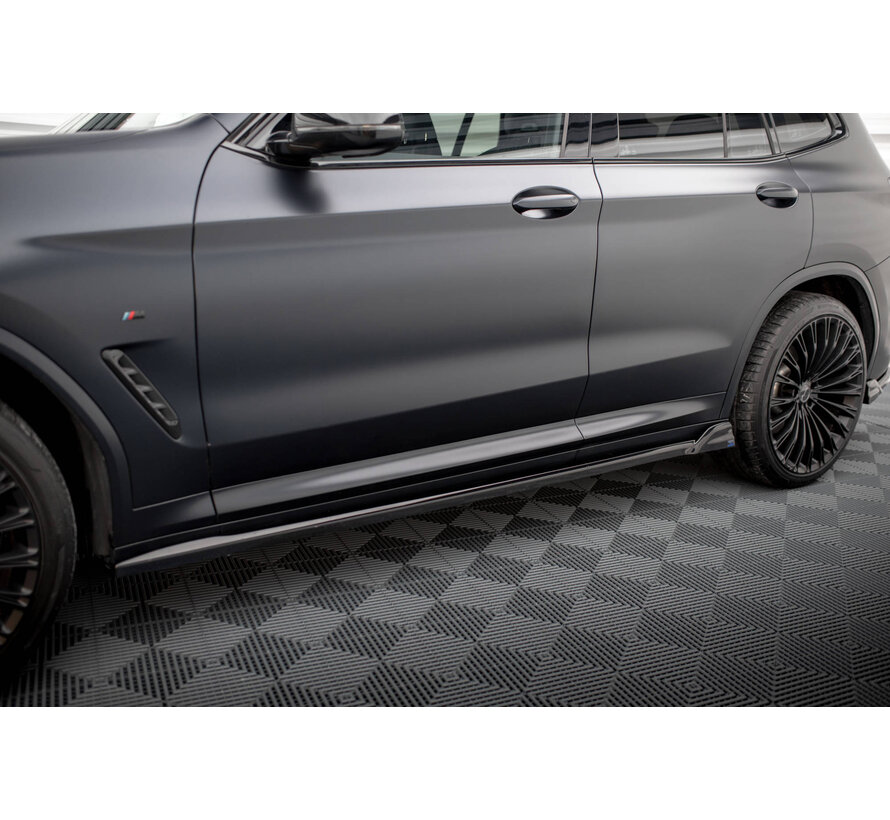 Maxton Design Side Skirts Diffusers BMW X3 M-Pack G01 Facelift