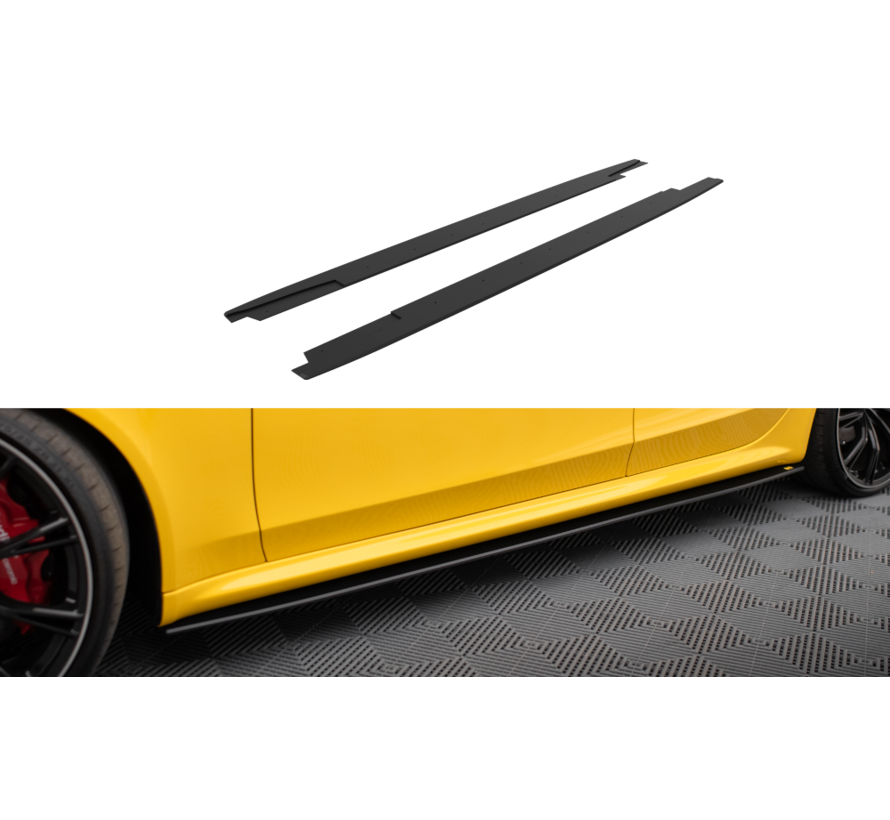 Maxton Design Street Pro Side Skirts Diffusers Audi RS4 B8