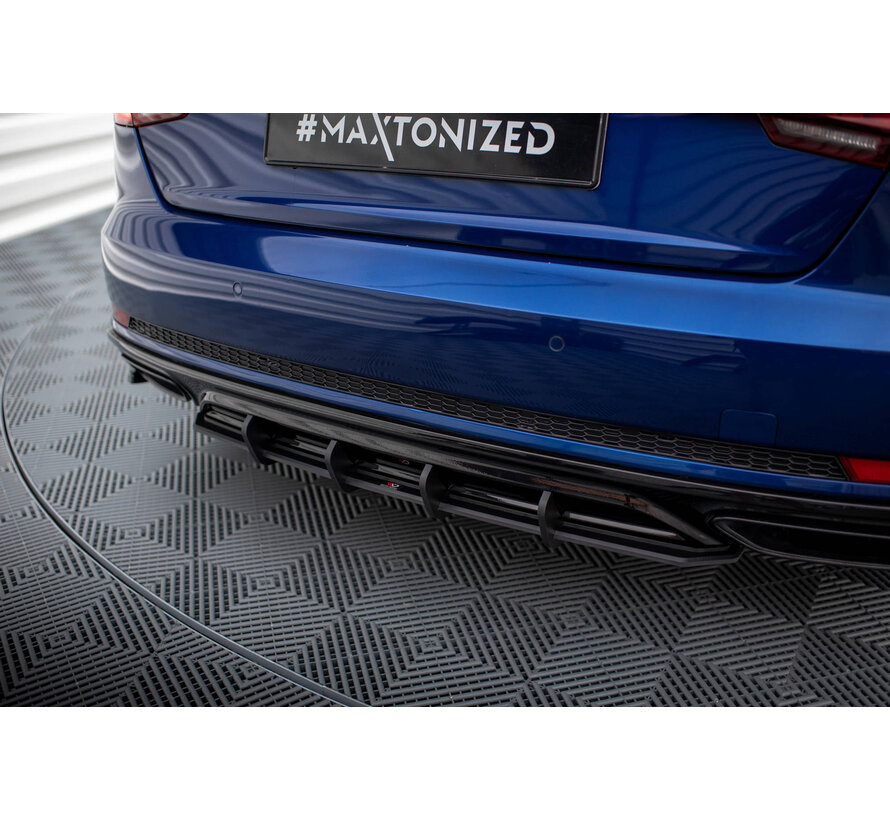 Maxton Design Street Pro Rear Diffuser Audi A4 Competition B9