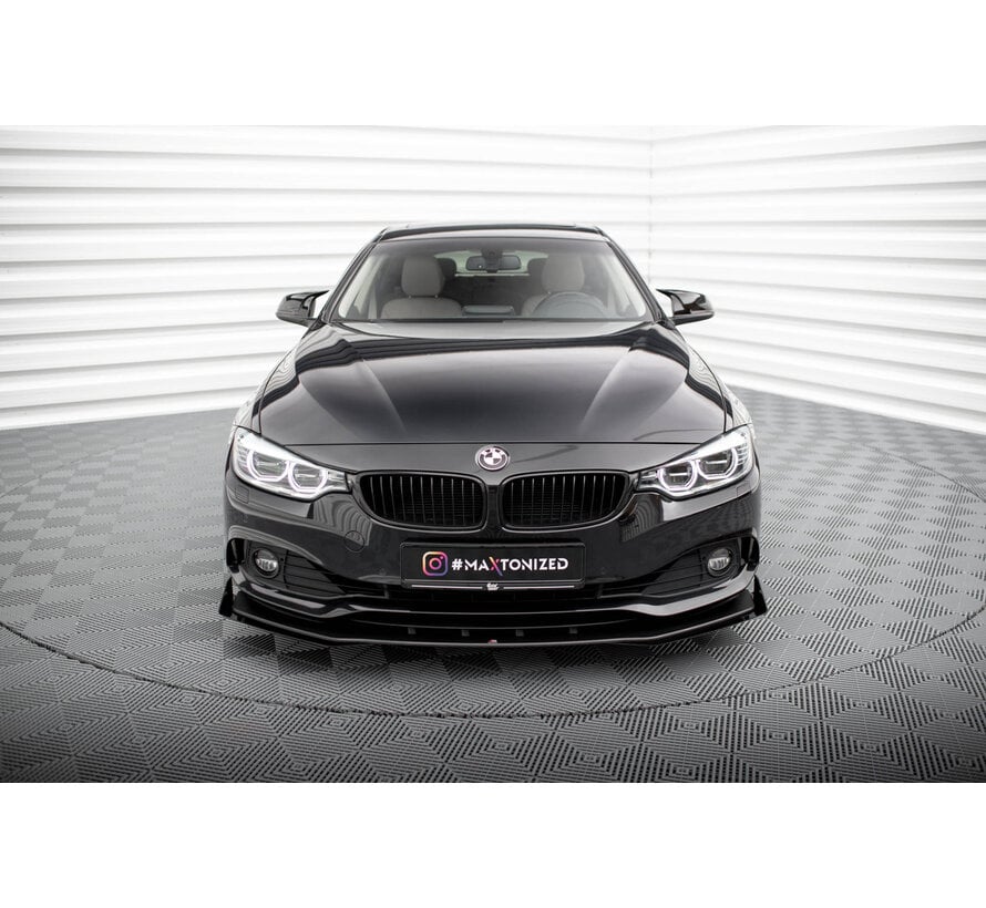 Maxton Design Street Pro Front Splitter + Flaps BMW 4 Gran Coupe F36