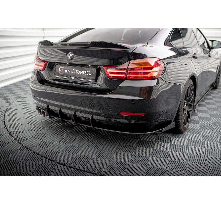 Maxton Design Street Pro Rear Side Splitters + Flaps BMW 4 Gran Coupe F36