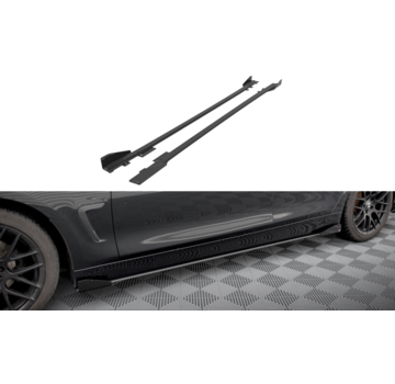 Maxton Design Maxton Design Street Pro Side Skirts Diffusers + Flaps BMW 4 Gran Coupe F36