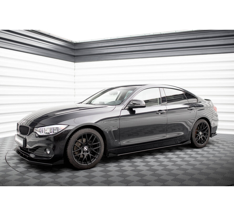 Maxton Design Street Pro Side Skirts Diffusers + Flaps BMW 4 Gran Coupe F36