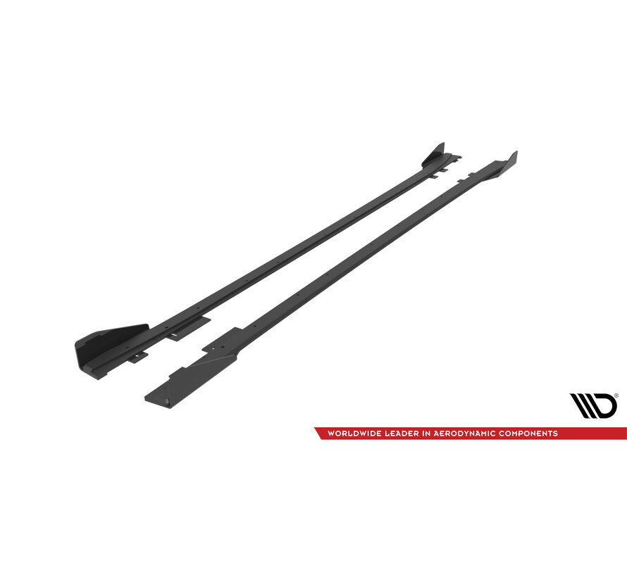 Maxton Design Street Pro Side Skirts Diffusers + Flaps BMW 4 Gran Coupe F36