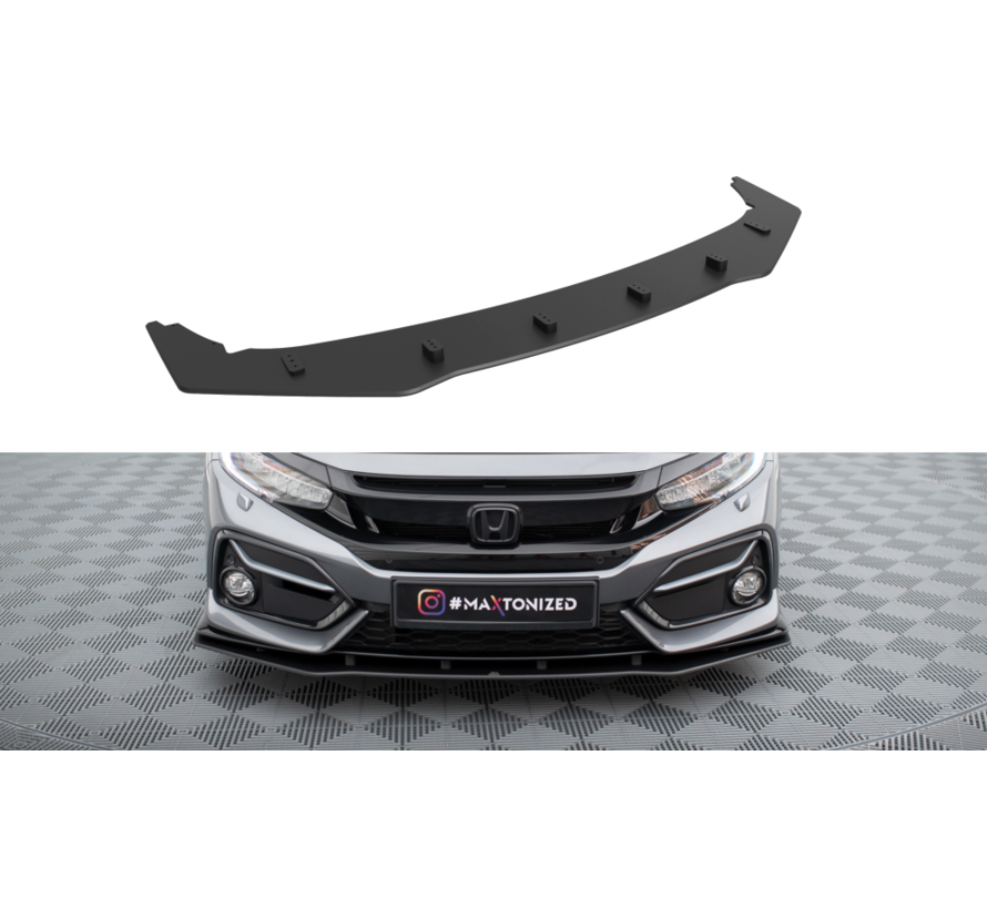 Maxton Design Street Pro Front Splitter Honda Civic Sport Mk 10