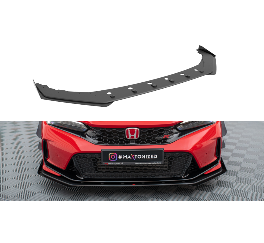 Maxton Design Street Pro Front Splitter + Flaps Honda Civic Type-R Mk 11