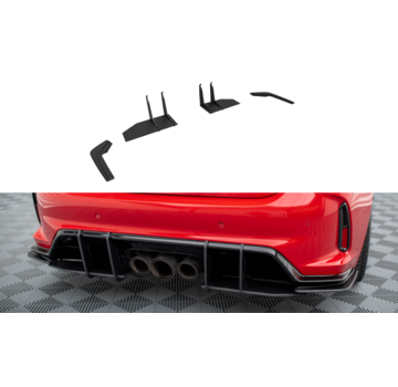 Maxton Design Maxton Design Street Pro Rear Side Splitters Honda Civic Type-R Mk 11