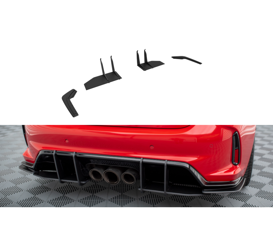 Maxton Design Street Pro Rear Side Splitters Honda Civic Type-R Mk 11