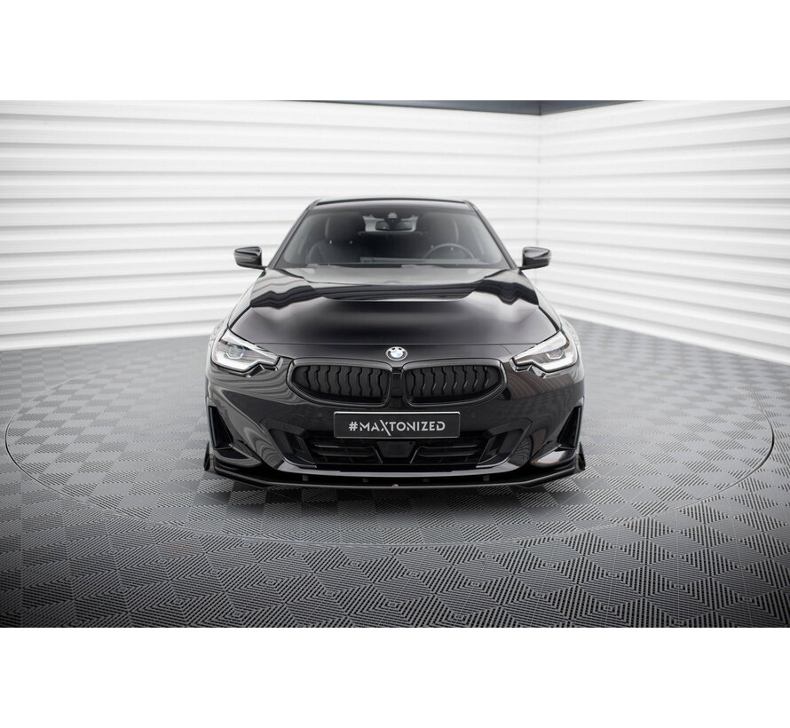 Maxton Design Street Pro Front Splitter + Flaps BMW 2 Coupe G42