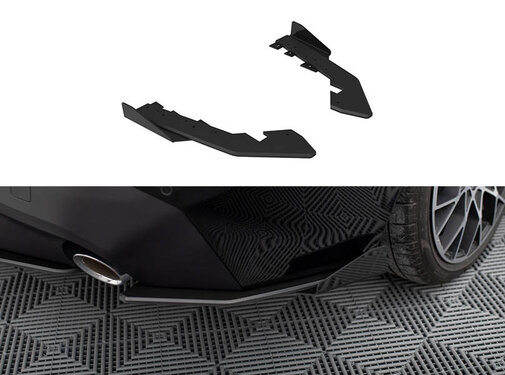 Maxton Design Maxton Design Street Pro Rear Side Splitters + Flaps BMW 2 Coupe G42