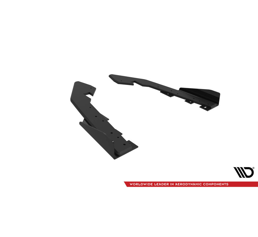 Maxton Design Street Pro Rear Side Splitters + Flaps BMW 2 Coupe G42