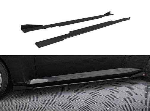 Maxton Design Maxton Design Street Pro Side Skirts Diffusers + Flaps passend voor BMW 2 Coupe G42