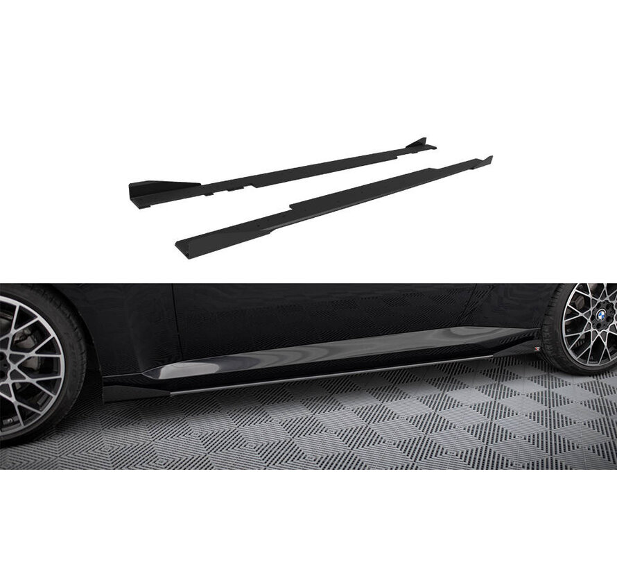 Maxton Design Street Pro Side Skirts Diffusers + Flaps BMW 2 Coupe G42