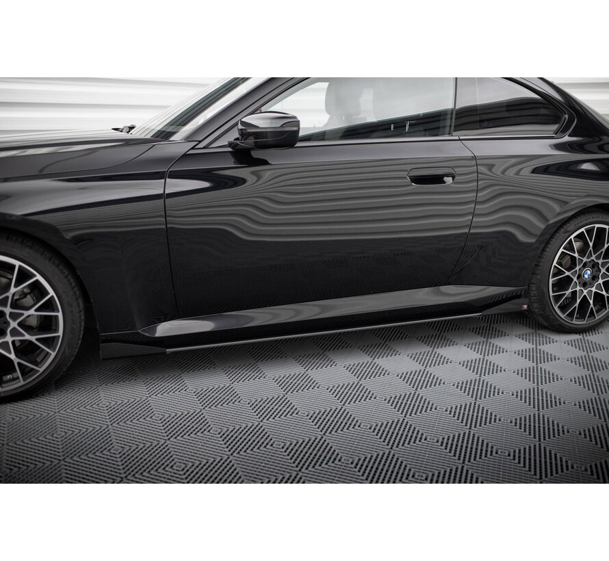 Maxton Design Street Pro Side Skirts Diffusers + Flaps BMW 2 Coupe G42