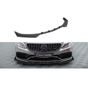 Maxton Design Maxton Design Street Pro Front Splitter + Flaps Mercedes-AMG C63 Sedan / Estate W205 Facelift