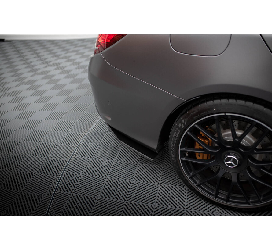 Maxton Design Street Pro Rear Side Splitters Mercedes-AMG C63 Sedan / Estate W205 Facelift