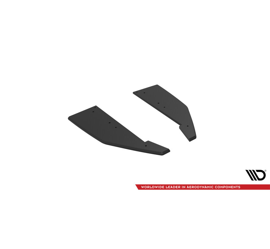 Maxton Design Street Pro Rear Side Splitters Mercedes-AMG C63 Sedan / Estate W205 Facelift