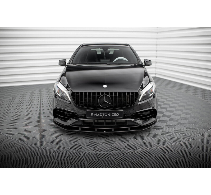 Maxton Design Street Pro Front Splitter Mercedes-Benz A AMG-Line W176 Facelift