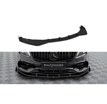 Maxton Design Maxton Design Street Pro Front Splitter + Flaps Mercedes-Benz A AMG-Line W176 Facelift