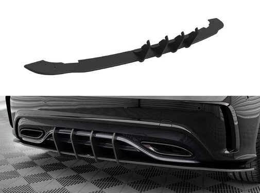 Maxton Design Maxton Design Street Pro Rear Diffuser Mercedes-Benz A AMG-Line W176 Facelift