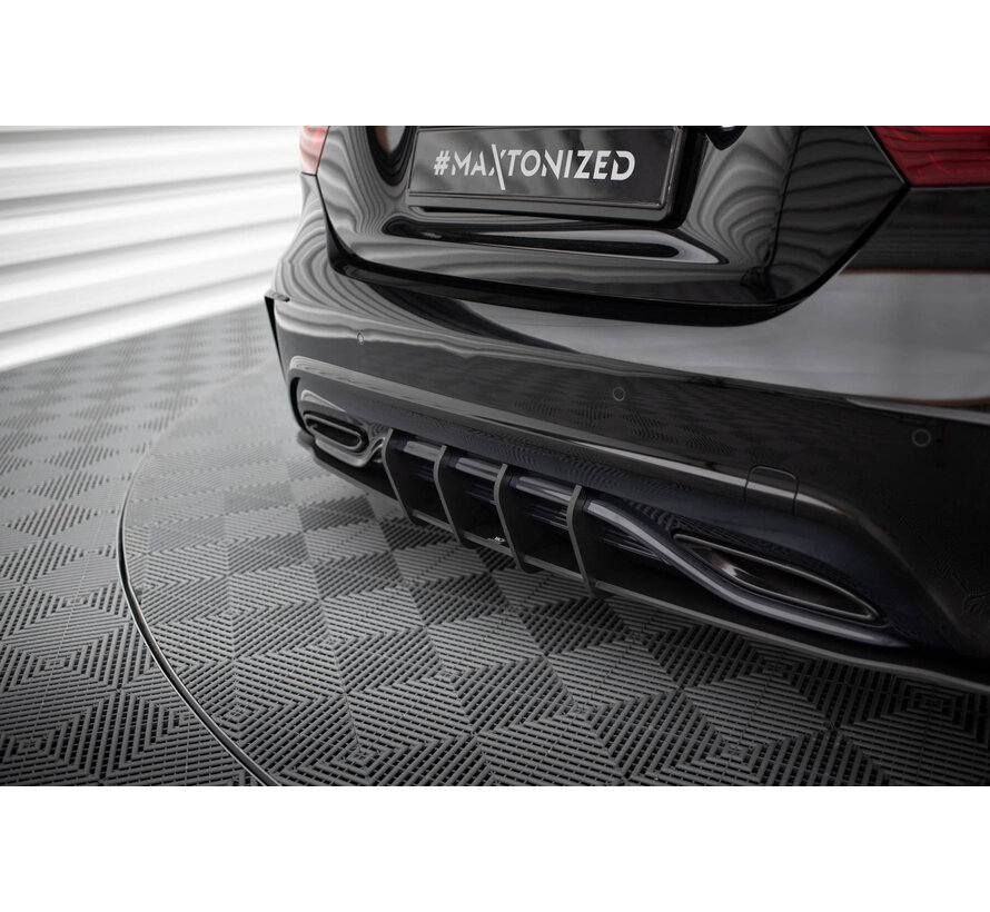 Maxton Design Street Pro Rear Diffuser Mercedes-Benz A AMG-Line W176 Facelift