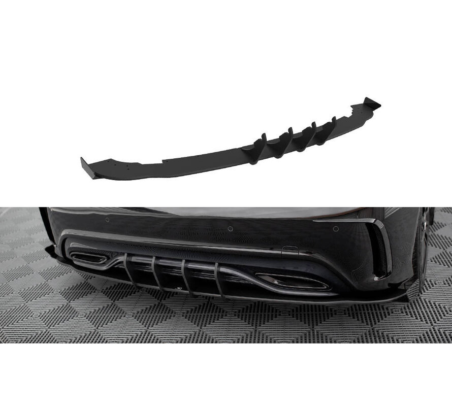 Maxton Design Street Pro Rear Side Splitters + Flaps Mercedes-Benz A AMG-Line W176 Facelift