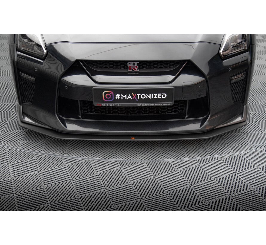 Maxton Design Street Pro Front Splitter Nissan GTR R35 Facelift