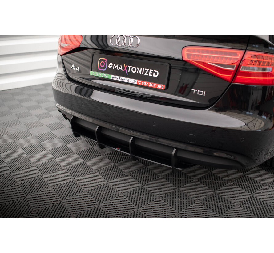 Maxton Design Street Pro Rear Diffuser Audi A4 B8 Facelift