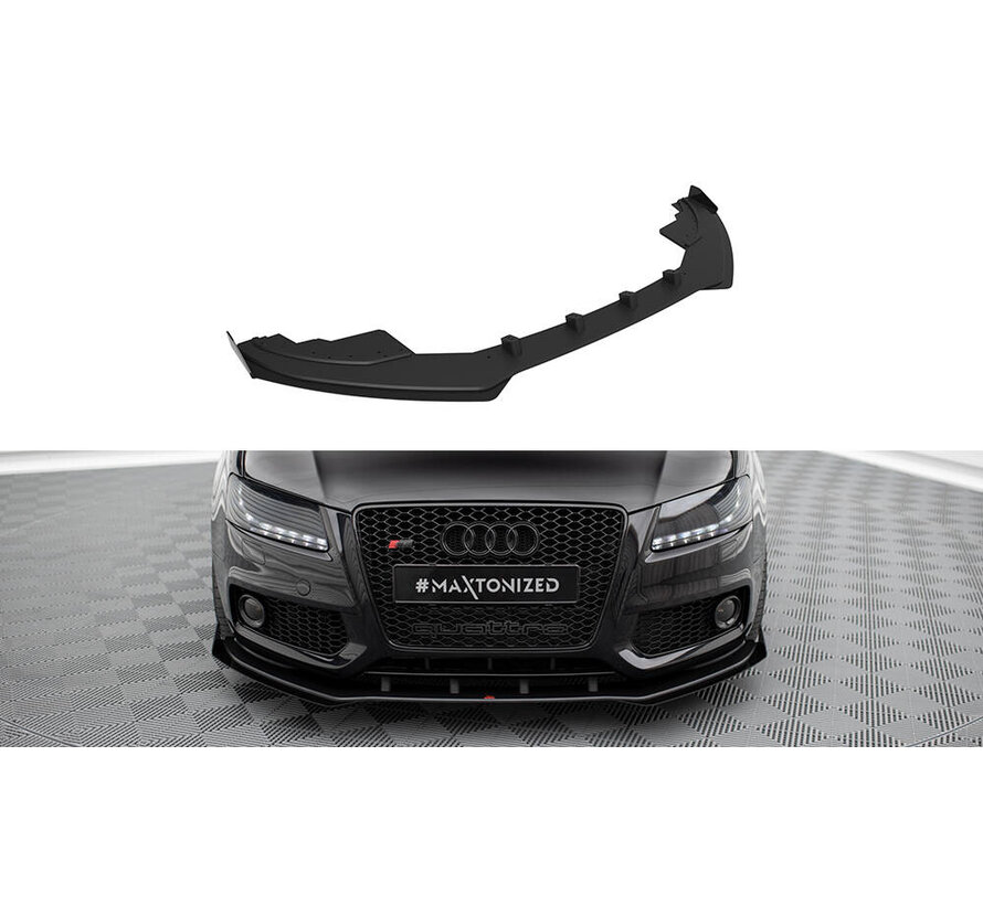 Maxton Design Street Pro Front Splitter + Flaps Audi S5 / A5 S-Line 8T