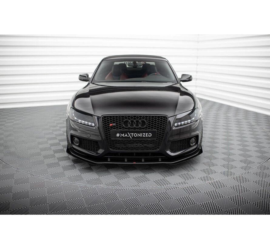 Maxton Design Street Pro Front Splitter + Flaps Audi S5 / A5 S-Line 8T