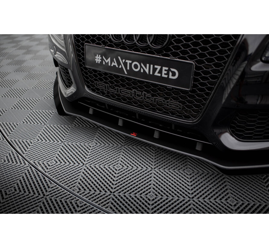 Maxton Design Street Pro Front Splitter + Flaps Audi S5 / A5 S-Line 8T